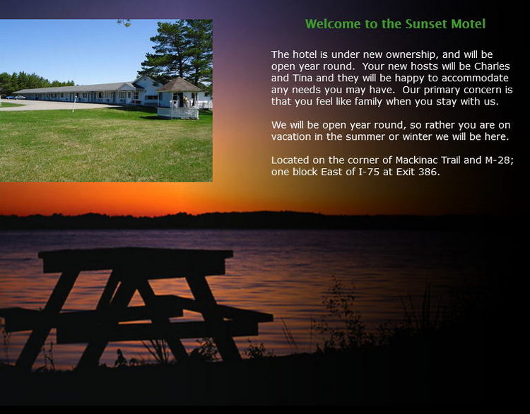 Sunset Motel - 2013 Screenshot From Former Website